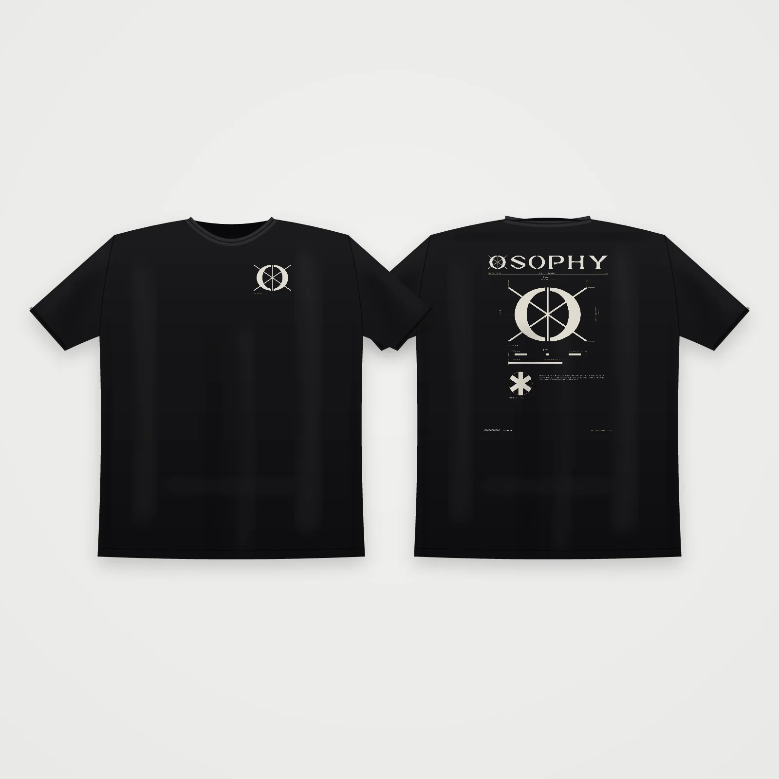 Elevation tee, front and back