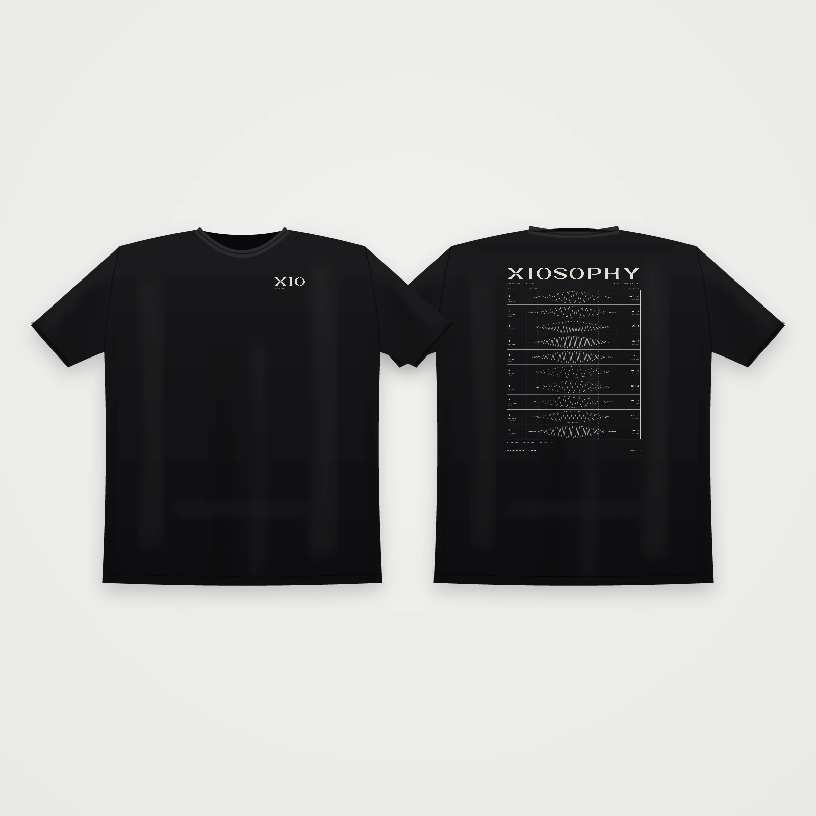Ten Traces tee, front and back